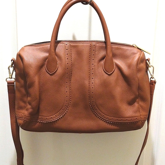 Talbots Leather Handbag Crossbody Lk.New - Picture 1 of 9